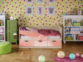 Кровать Бабочки (Розовый металлик) 1600 в Карталах - kartaly.ok-mebel.com | фото
