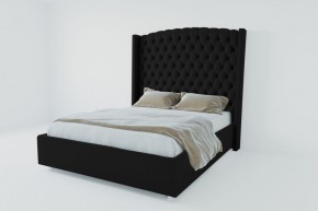 Кровать Берлин ЛЮКС с ПМ 800 (экокожа кольт ч) в Карталах - kartaly.ok-mebel.com | фото