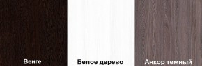 Кровать-чердак Пионер 1 (800*1900) Белое дерево, Анкор темный, Венге в Карталах - kartaly.ok-mebel.com | фото 3