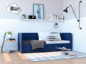 Кровать-диван Leonardo 160*70 (Синий) + боковина в Карталах - kartaly.ok-mebel.com | фото 5