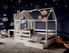 Кровать-домик 80*190 Белый в Карталах - kartaly.ok-mebel.com | фото