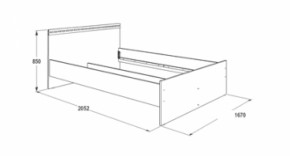 Кровать двойная Ольга-13 + 2-а выкатных ящика (1600) в Карталах - kartaly.ok-mebel.com | фото 3