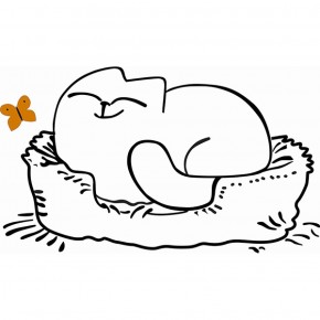 Кровать двухуровневая Кот № 900.1 ЛЕВАЯ (туя светлая/белый) в Карталах - kartaly.ok-mebel.com | фото 2