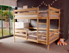 Кровать двухъярусная без крыши 80*160 без покраски в Карталах - kartaly.ok-mebel.com | фото 2