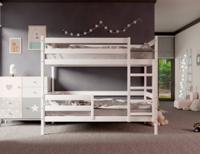 Кровать двухъярусная без крыши 80*190 Белый в Карталах - kartaly.ok-mebel.com | фото 2