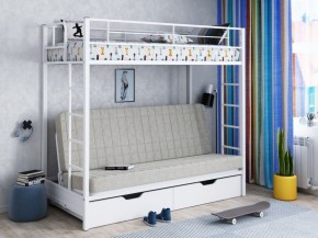 Кровать двухъярусная с диваном "Мадлен-ЯЯ" с ящиками в Карталах - kartaly.ok-mebel.com | фото 1