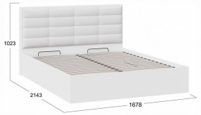 Кровать двуспальная Агата с ПМ Тип 1 в Карталах - kartaly.ok-mebel.com | фото 4