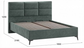Кровать двуспальная Делана с ПМ Тип 1 в Карталах - kartaly.ok-mebel.com | фото 4