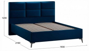 Кровать двуспальная Делана с ПМ Тип 1 в Карталах - kartaly.ok-mebel.com | фото 4