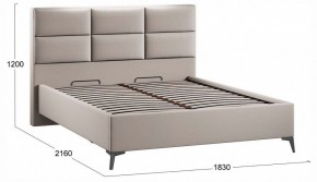 Кровать двуспальная Делана с ПМ Тип 1 в Карталах - kartaly.ok-mebel.com | фото 4