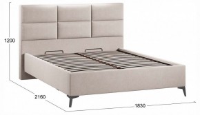 Кровать двуспальная Делана с ПМ Тип 1 в Карталах - kartaly.ok-mebel.com | фото 4