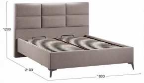 Кровать двуспальная Делана с ПМ Тип 1 в Карталах - kartaly.ok-mebel.com | фото 4