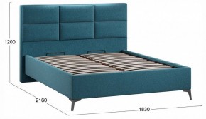 Кровать двуспальная Делана с ПМ Тип 1 в Карталах - kartaly.ok-mebel.com | фото 4