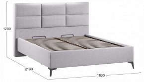 Кровать двуспальная Делана с ПМ Тип 1 в Карталах - kartaly.ok-mebel.com | фото 4