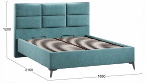 Кровать двуспальная Делана с ПМ Тип 1 в Карталах - kartaly.ok-mebel.com | фото 4