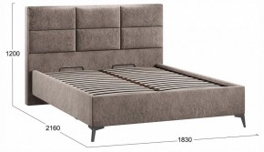 Кровать двуспальная Делана с ПМ Тип 1 в Карталах - kartaly.ok-mebel.com | фото 4