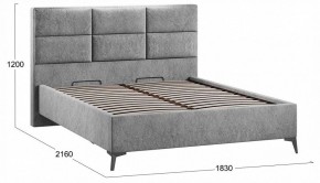 Кровать двуспальная Делана с ПМ Тип 1 в Карталах - kartaly.ok-mebel.com | фото 4