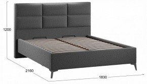 Кровать двуспальная Делана с ПМ Тип 1 в Карталах - kartaly.ok-mebel.com | фото 4