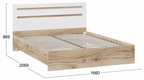 Кровать двуспальная Фьюжн ТД-260.01.03 в Карталах - kartaly.ok-mebel.com | фото 3