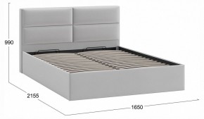 Кровать двуспальная Глосс с ПМ Тип 1 в Карталах - kartaly.ok-mebel.com | фото 4