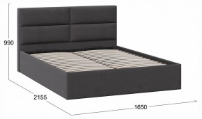 Кровать двуспальная Глосс с ПМ Тип 1 в Карталах - kartaly.ok-mebel.com | фото 4