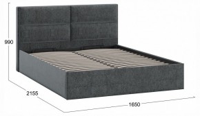 Кровать двуспальная Глосс с ПМ Тип 1 в Карталах - kartaly.ok-mebel.com | фото 4