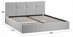 Кровать двуспальная Лора с ПМ в Карталах - kartaly.ok-mebel.com | фото 4
