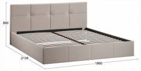 Кровать двуспальная Лора с ПМ в Карталах - kartaly.ok-mebel.com | фото 4