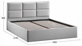 Кровать двуспальная Стелла с ПМ Тип 1 в Карталах - kartaly.ok-mebel.com | фото 3