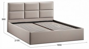 Кровать двуспальная Стелла с ПМ Тип 1 в Карталах - kartaly.ok-mebel.com | фото 4