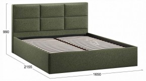 Кровать двуспальная Стелла с ПМ Тип 1 в Карталах - kartaly.ok-mebel.com | фото 4