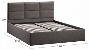 Кровать двуспальная Стелла с ПМ Тип 1 в Карталах - kartaly.ok-mebel.com | фото 4