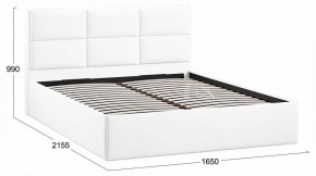 Кровать двуспальная Стелла с ПМ Тип 1 в Карталах - kartaly.ok-mebel.com | фото 4