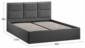 Кровать двуспальная Стелла с ПМ Тип 1 в Карталах - kartaly.ok-mebel.com | фото 4