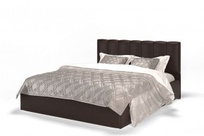 Кровать Элен 1600 + основание с ПМ (Лесмо brown) коричневый в Карталах - kartaly.ok-mebel.com | фото
