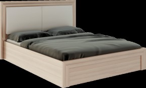 Кровать 1.6 Глэдис М32 с ПМ и мягкой частью (ЯШС/Белый) в Карталах - kartaly.ok-mebel.com | фото