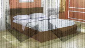 Кровать интерьерная Лита с латами 1600*2000 в Карталах - kartaly.ok-mebel.com | фото 4