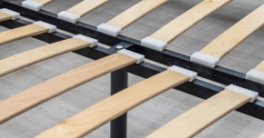 Кровать двойная Оливия 160 + ортопед. основание в Карталах - kartaly.ok-mebel.com | фото 14
