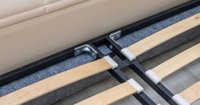Кровать двойная Оливия 160 + ортопед. основание в Карталах - kartaly.ok-mebel.com | фото 15