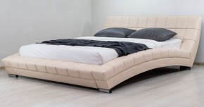 Кровать двойная Оливия 160 + ортопед. основание в Карталах - kartaly.ok-mebel.com | фото 4