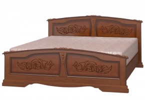 ЕЛЕНА Кровать из массива 1200 (Орех) в Карталах - kartaly.ok-mebel.com | фото