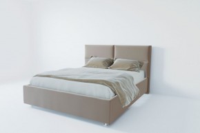Кровать Корсика с ПМ 1200 (велюр светло-серый) в Карталах - kartaly.ok-mebel.com | фото 2