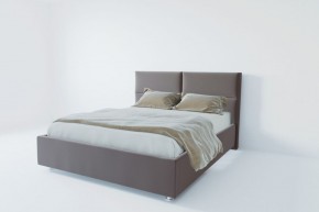Кровать Корсика с ПМ 1200 (велюр темно-серый) в Карталах - kartaly.ok-mebel.com | фото 2