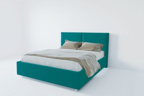 Кровать Корсика с ПМ 1400 (велюр бирюзовый) в Карталах - kartaly.ok-mebel.com | фото 2