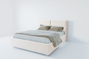 Кровать Корсика с ПМ 800 (экокожа белая) в Карталах - kartaly.ok-mebel.com | фото 2