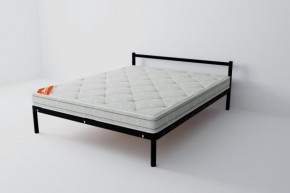 Кровать Мета с матрасом 900 (черный) в Карталах - kartaly.ok-mebel.com | фото 1