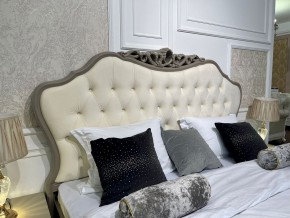 Кровать Мокко 1600 с мягким изголовьем + основание (серый камень) в Карталах - kartaly.ok-mebel.com | фото 2