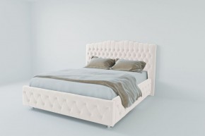 Кровать Нягань с ПМ 900 (экокожа белая) в Карталах - kartaly.ok-mebel.com | фото