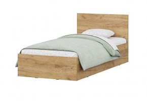 Кровать одинарная 0.9 МСП-1 + основание Лайт (Дуб золотой) в Карталах - kartaly.ok-mebel.com | фото