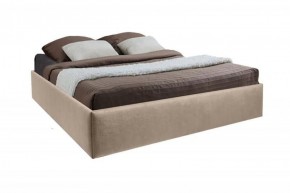 Кровать Подиум с ПМ 800 (велюр светло-серый) в Карталах - kartaly.ok-mebel.com | фото 1